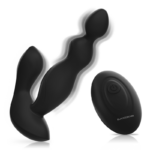 Black&silver-Cora Plug anale in Silicone con Telecomando — BLACK&SILVER · Accessori BDSM