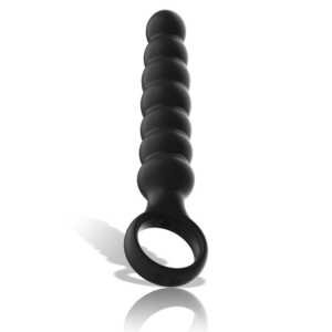Black&silver-Bob potente dilatatore anale in silicone-10 velocità — BLACK&SILVER · Giocattoli anali (immagine 4)