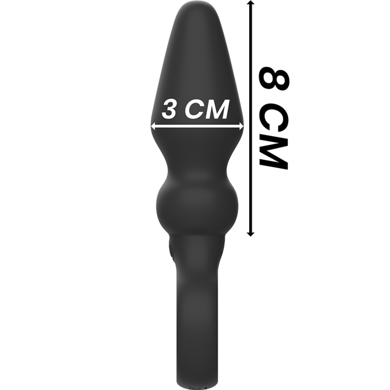 Black&silver-Ozzy Vibrator Plug anale in Silicone 3 Black&silver-Ozzy Vibrator Plug anale in Silicone — BLACK&SILVER · Accessori BDSM (immagine 3)