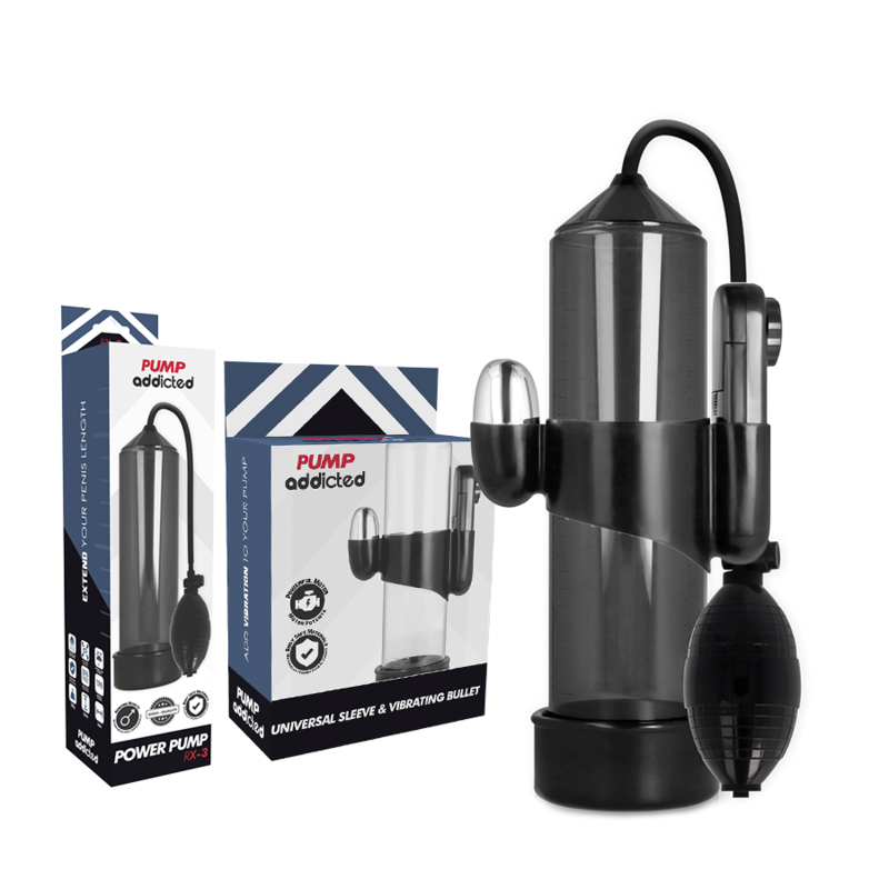 Pump Addicted-RX3 Pompa per Pene con Vibratore 10 Pump Addicted-RX3 Pompa per Pene con Vibratore · Anelli & Guaine per pene (imaginea 4)