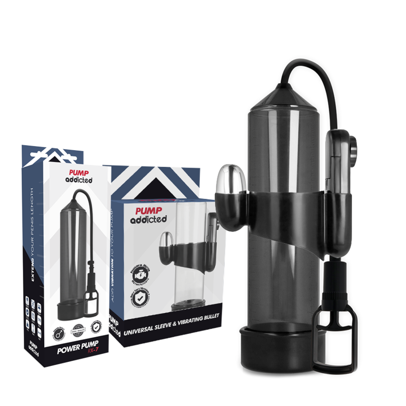 Pump Addicted-RX7 Pompa per Pene Vibrante · Anelli & Guaine per pene (imaginea 2)