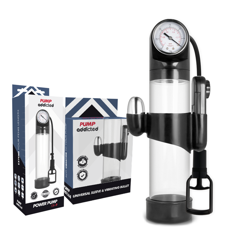Pump Addicted-RX9 Pompa per Pene Vibrante 9 Pump Addicted-RX9 Pompa per Pene Vibrante · Anelli & Guaine per pene (imaginea 3)