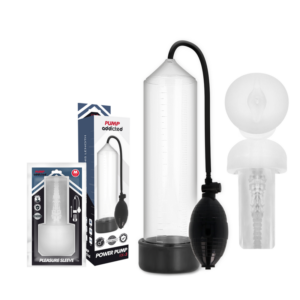 Pump Addicted-RX3 Pompa con polsino di piacere in silicone · Anelli & Guaine per pene (imaginea 2)