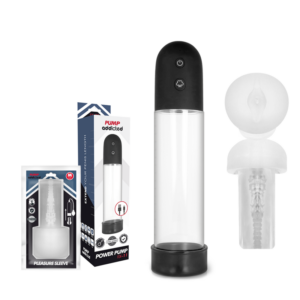 Pump Addicted-RX11 Automatico con Masturbatore-Silicone, Impermeabile · Anelli & Guaine per pene (imaginea 2)