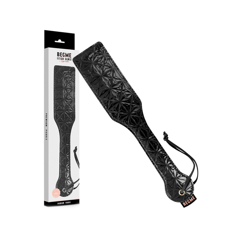 Begme Black Edition-Paletta di Pelle Vegana Black Edition — BEGME FETISH GAMES · Accessori BDSM (imaginea 4)