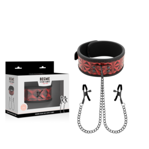 Begme-Collana con morsetti per capezzoli, foderato con neoprene 58 Begme-Collana con morsetti per capezzoli, foderato con neoprene — BEGME FETISH GAMES · Accessori BDSM (imaginea 14)