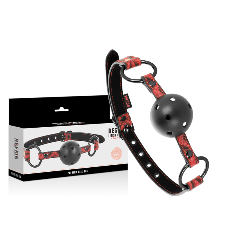 Begme Red Edition-Red Edition Gag di Pelle Vegana 2 Begme Red Edition-Red Edition Gag di Pelle Vegana — BEGME FETISH GAMES · Bondage & Manette (imaginea 3)