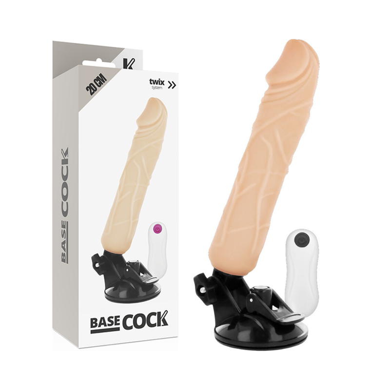 Basecock-Vibratore Realistico con Telecomando, 20 cm · Vibratori