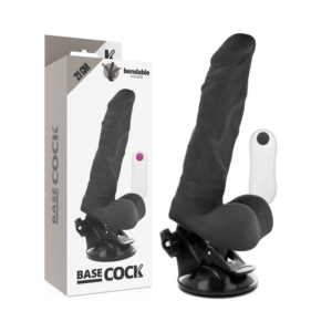 Basecock-Vibratore Articolabile, 21 cm, Telecomando con Filo · Vibratori