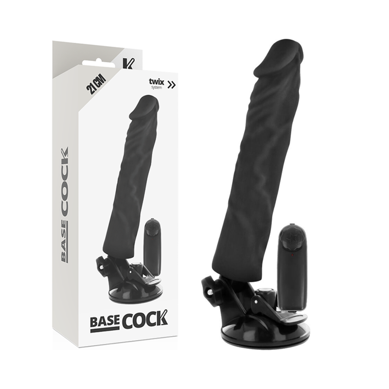 Basecock-Vibratore Realistico con Telecomando 21 cm, TPE