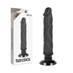 Basecock-Vibratore realistico 2 in 1 con Ventosa 20 cm · Vibratori