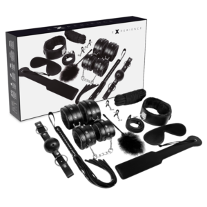 Experience-Set Bdsm Fetish Black Series-Metal · Bondage & Manette