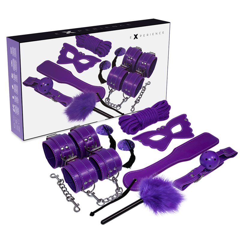 Experience-Set Fetish Bdsm Serie Purple-Pelle Ecologica
