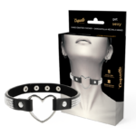 Coquette Accessories-Collana Choker in Pelle Vegana con Cuore — COQUETTE CHIC DESIRE · Accessori BDSM