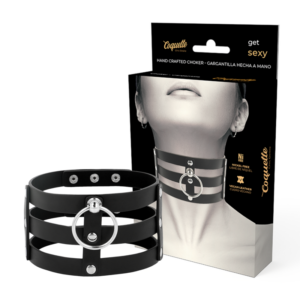 Coquette Accessories-Coquette Chic Desire Choker Pelle Vegana