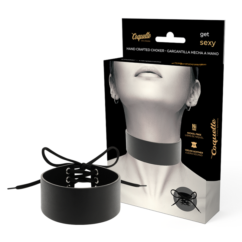 Coquette Accessories-Choker di Pelle Vegana