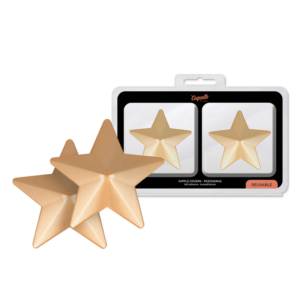 Coquette Accessories-Protezioni per i capezzoli Stella d'Oro-Metallo