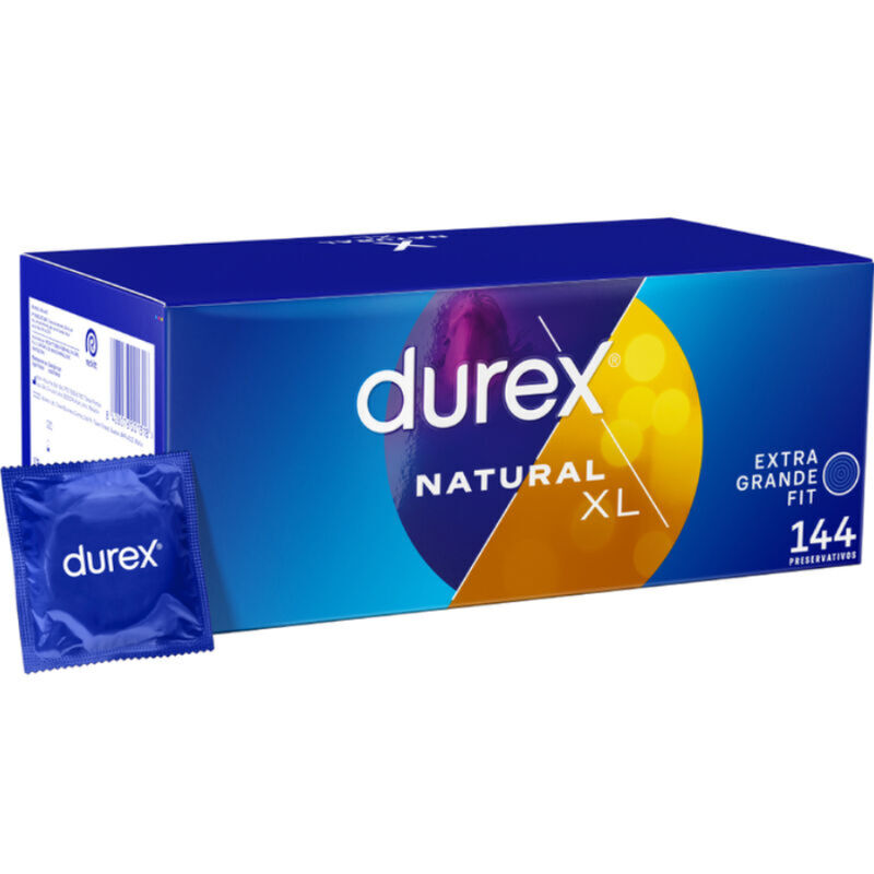 Durex Condoms-Extra Large XL, 144 Unità-Lattice 1 Durex Condoms-Extra Large XL, 144 Unità-Lattice · Preservativi
