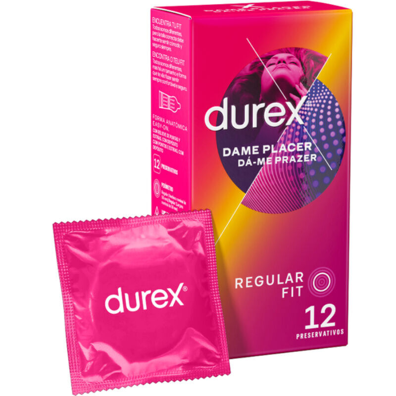 Durex Condoms-Dammi Piacere 12 Pezzi-Latex