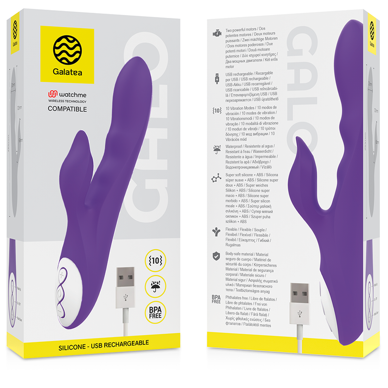 Galatea-Gallo Vibratore Viola + Telecomando Watchme-Silicone, 10 velocità 3 Galatea-Gallo Vibratore Viola + Telecomando Watchme-Silicone, 10 velocità · Vibratori (imaginea 3)