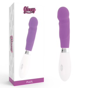 Glossy-Paul Vibratore Silicone, 10 velocità, Impermeabile · Vibratori