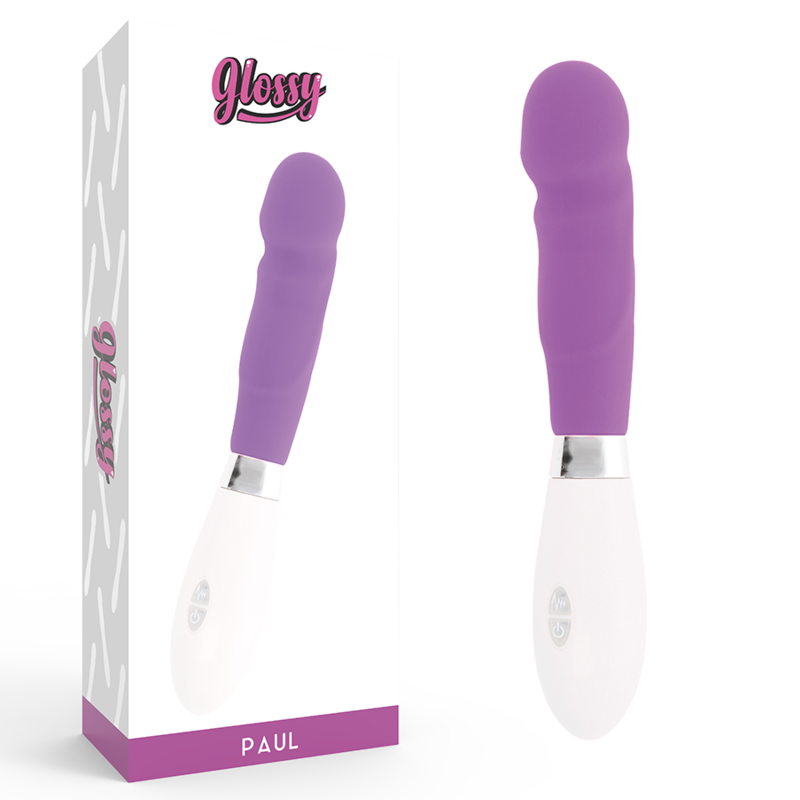 Glossy-Paul Vibratore Silicone, 10 velocità, Impermeabile · Vibratori