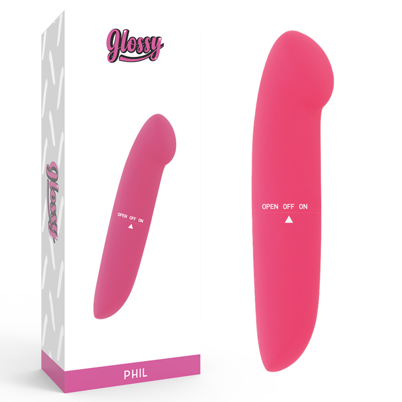 Glossy-Phil Vibrator G-spot in ABS, silenzioso e impermeabile 1 Glossy-Phil Vibrator G-spot in ABS, silenzioso e impermeabile · Vibratori