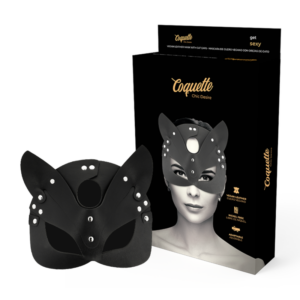 Coquette Accessories-Maschera di pelle vegana con orecchie di coniglio — COQUETTE CHIC DESIRE · Accessori lingerie