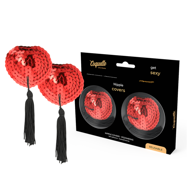 Coquette Chic Desire-Coperture metalliche per capezzoli · Accessori lingerie (imaginea 5)