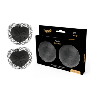 Coquette Accessories-Coperture per cappelli pizzo Nero