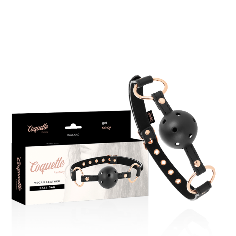 Coquette Fantasy-Fantasy Mordaccia con Pallina Respirabile-Metallo