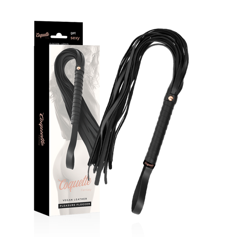 Coquette Fantasy-Fantasy Flogger di Pelle Vegana