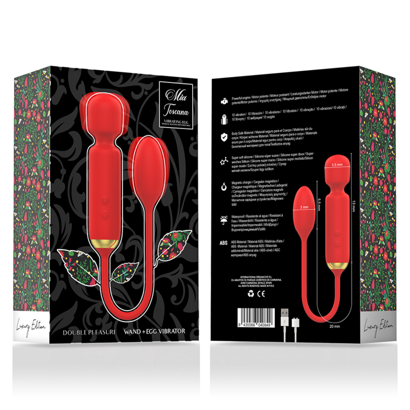 Mia-Toscana Double Pleasure Wand + O Vibratore-Silicone · Vibratori (imaginea 6)