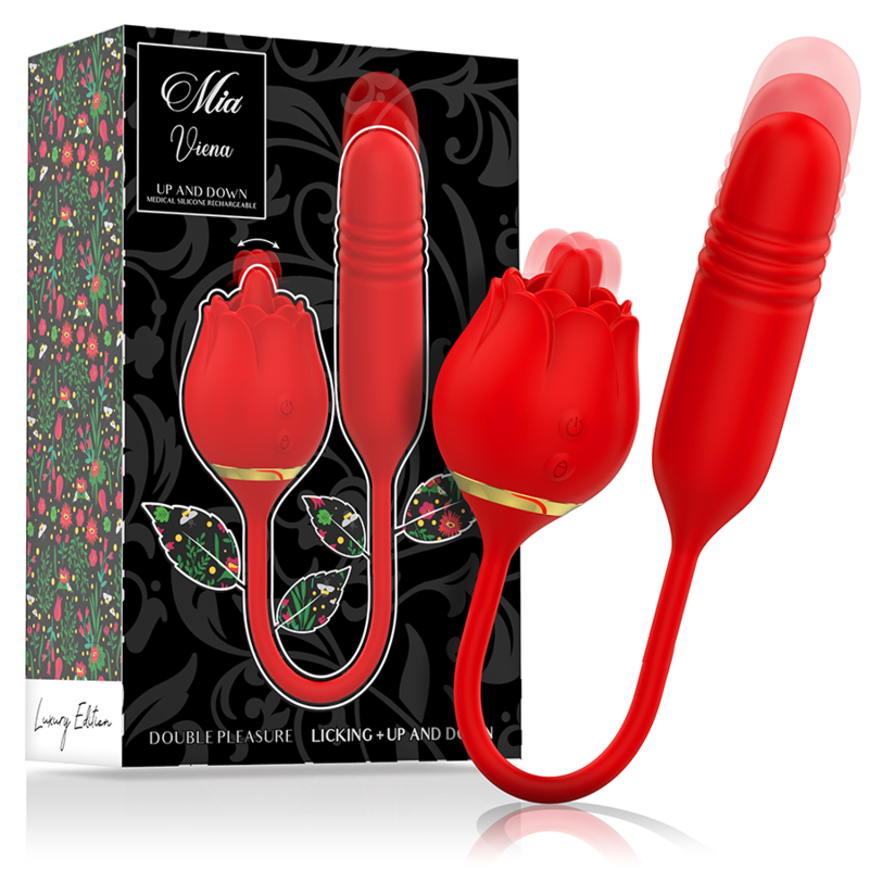 Mia-Vienna Stimolatore Doppio 'licking' con Meccanismo Su 1 Mia-Vienna Stimolatore Doppio 'licking' con Meccanismo Su · Vibratori