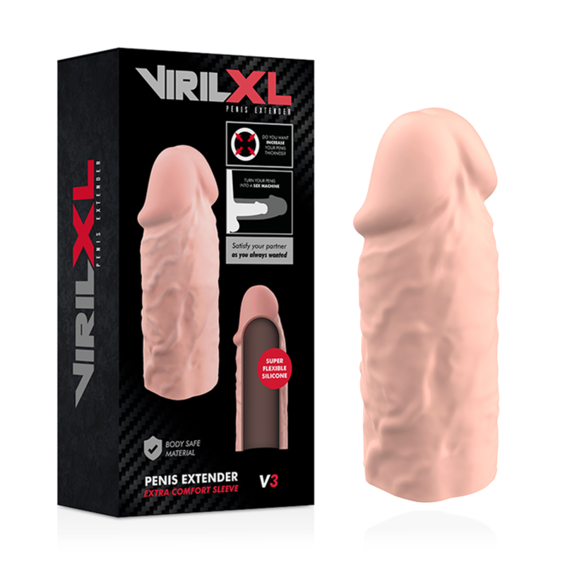 Virilxl-Estensione per Pene Silicone Liquido V3 · Anelli & Guaine per pene (immagine 9)