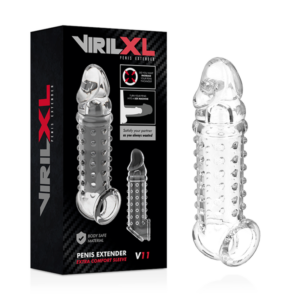 Virilxl-Estensione e Guaina per pene V11 TPE · Anelli & Guaine per pene (immagine 3)