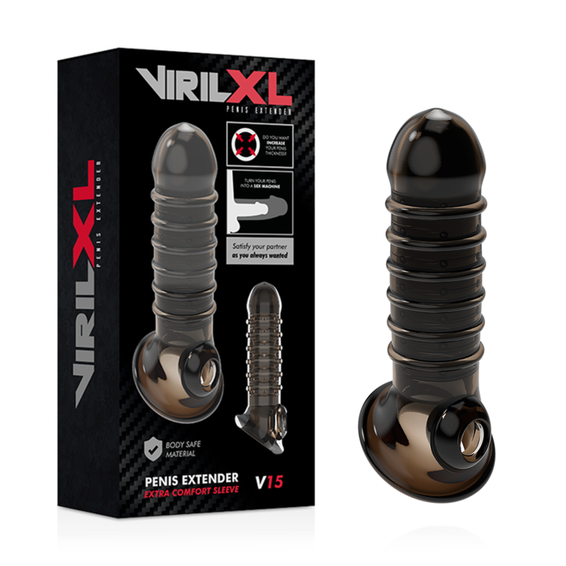 Virilxl-Estensione e guscio per Penis V15 TPE 43 Virilxl-Estensione e guscio per Penis V15 TPE · Anelli & Guaine per pene (imaginea 11)