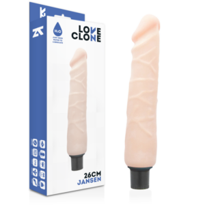 Loveclone-Jansen Vibratore con Autolubrificazione 26 Cm - Ø 4.2 Cm-TPR