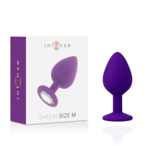 Intense Anal Toys-Shelki M Plug anale Lilla-Silicone · Accessori BDSM (imaginea 6)