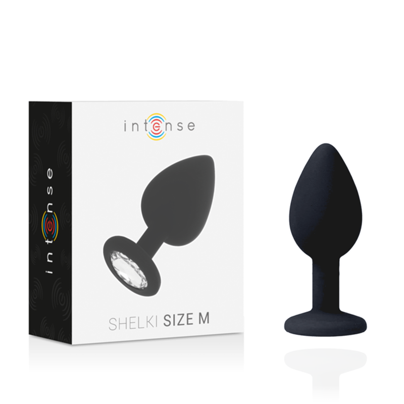 Intense Anal Toys-Shelki M Plug anale Nero-Silicone, impermeabile 4 Intense Anal Toys-Shelki M Plug anale Nero-Silicone, impermeabile · Accessori BDSM (imaginea 4)