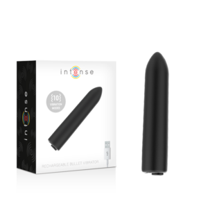 Intense Fun Toys-Bullet Vibratore Ricaricabile, 10 modalità-10 velocità 334 Intense Fun Toys-Bullet Vibratore Ricaricabile, 10 modalità-10 velocità