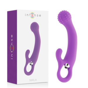 Intense High Tech-Naila Vibratore in Silicone Lilla 485 Intense High Tech-Naila Vibratore in Silicone Lilla