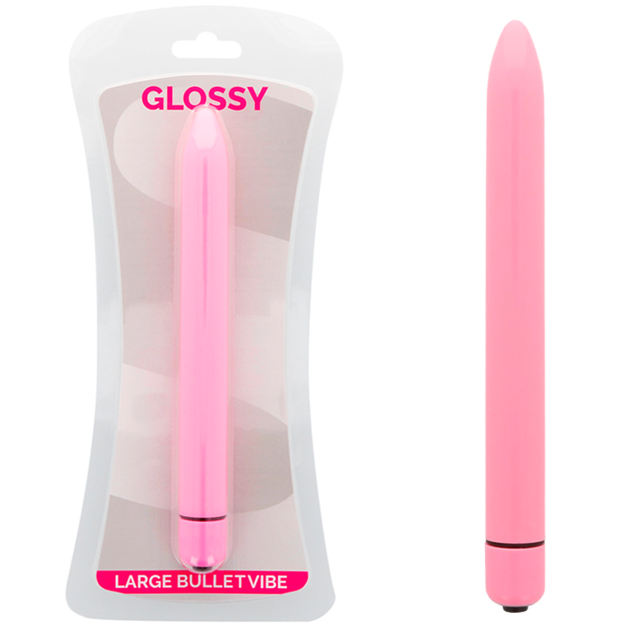 Glossy-Slim Vibrator Rosa-ABS, 3 velocità, Impermeabile, Silenzioso 1 Glossy-Slim Vibrator Rosa-ABS, 3 velocità, Impermeabile, Silenzioso · Vibratori