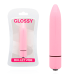Glossy-Vibratore sottile Rosa Intens-ABS, 3 velocità, impermeabile · Vibratori