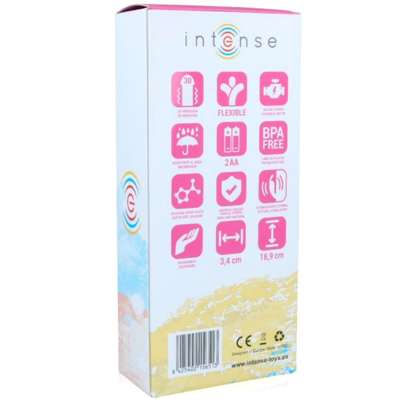 Intense High Tech-Esilarante Rosa Silicone Luxe Vibrator-12 velocità · Vibratori (imaginea 4)