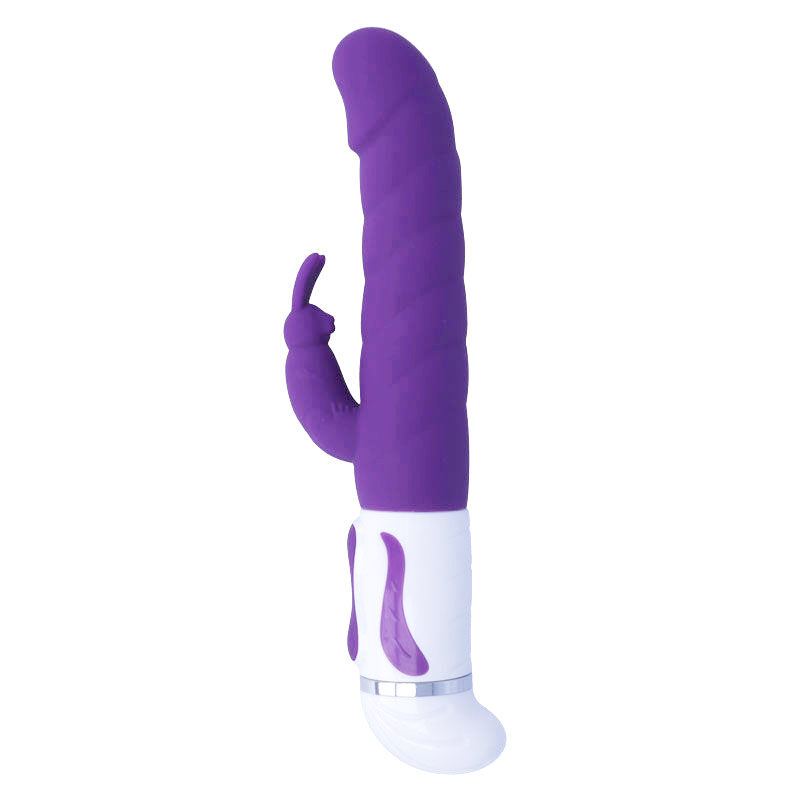 Intense High Tech-Bobble Vibrator Rotator Lilla Silicone-12 velocità