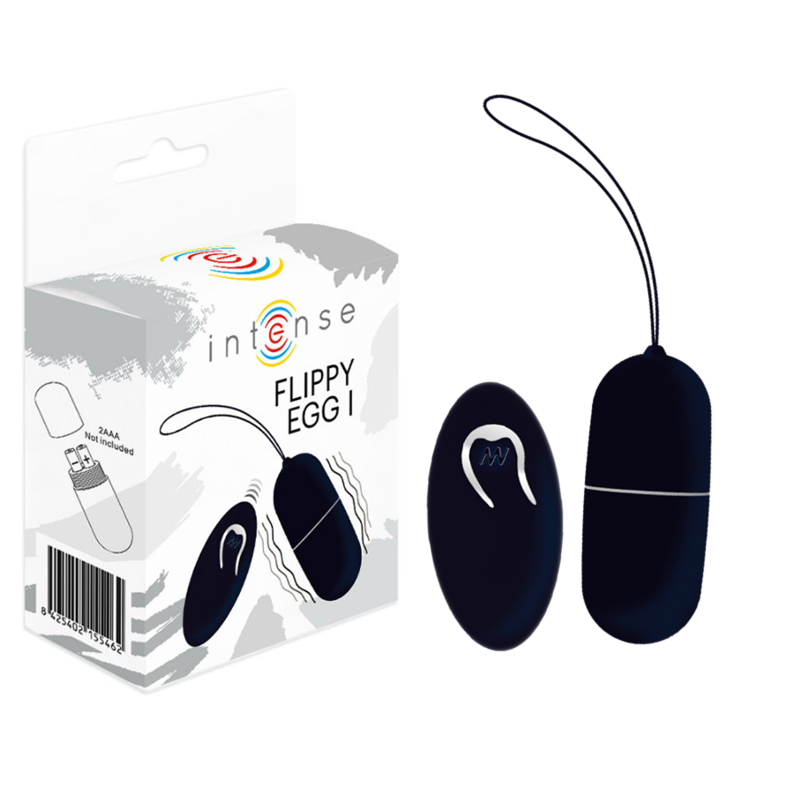 Intense Remote Control-Flippy I Uovo Vibratore con Telecomando-Nero · Vibratori (immagine 5)