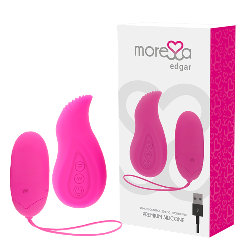 Moressa-Edgar Premium Silicone con Telecomando-12 velocità 2 Moressa-Edgar Premium Silicone con Telecomando-12 velocità · Vibratori (imaginea 2)