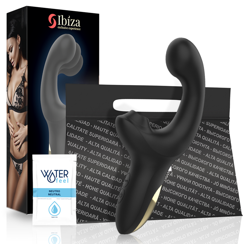 Ibiza Technology Vibratore Wave Suction con Doppio · Vibratori