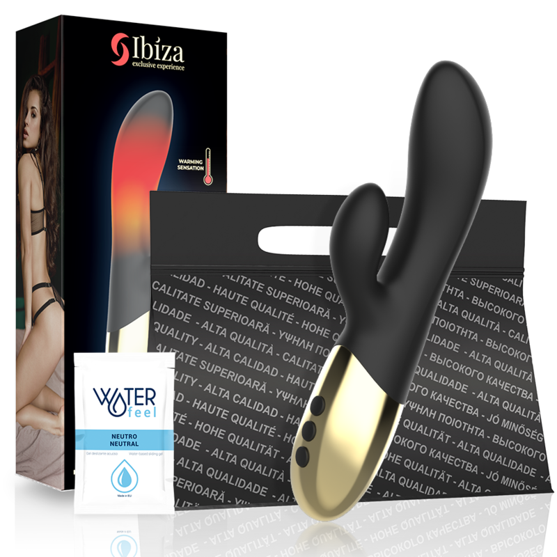 Ibiza Technology-Rabbit Vibratore Riscaldatore-Silicio, 10 velocità 1 Ibiza Technology-Rabbit Vibratore Riscaldatore-Silicio, 10 velocità · Vibratori